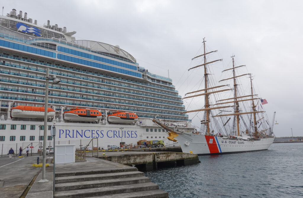 US Coast Guard Barque Eagle Clipper ship...