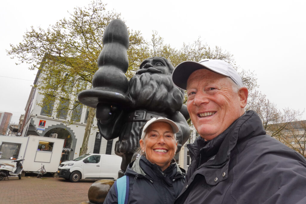 Santa Claus, popularly known as the Buttplug Gnome, is a 2001 statue by artist Paul McCarthy in the Eendrachtsplein square of Rotterdam, The Netherlands