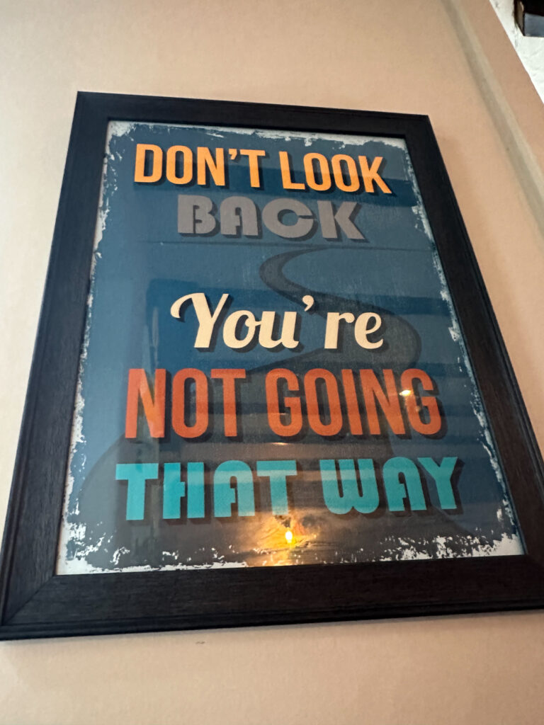 A little sound advice from Ambleside, UK...