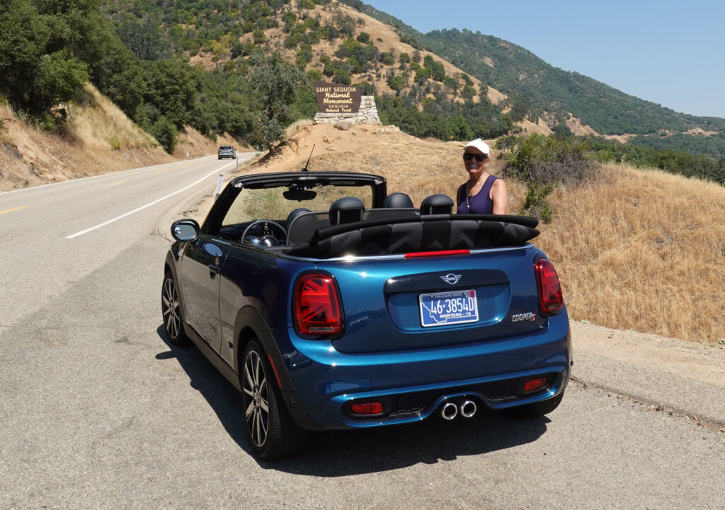 Driving up to Sequoia & Kings Canyon National Parks...
