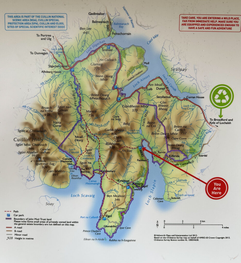 Our drive in the remote areas of "Isle of Skye:...