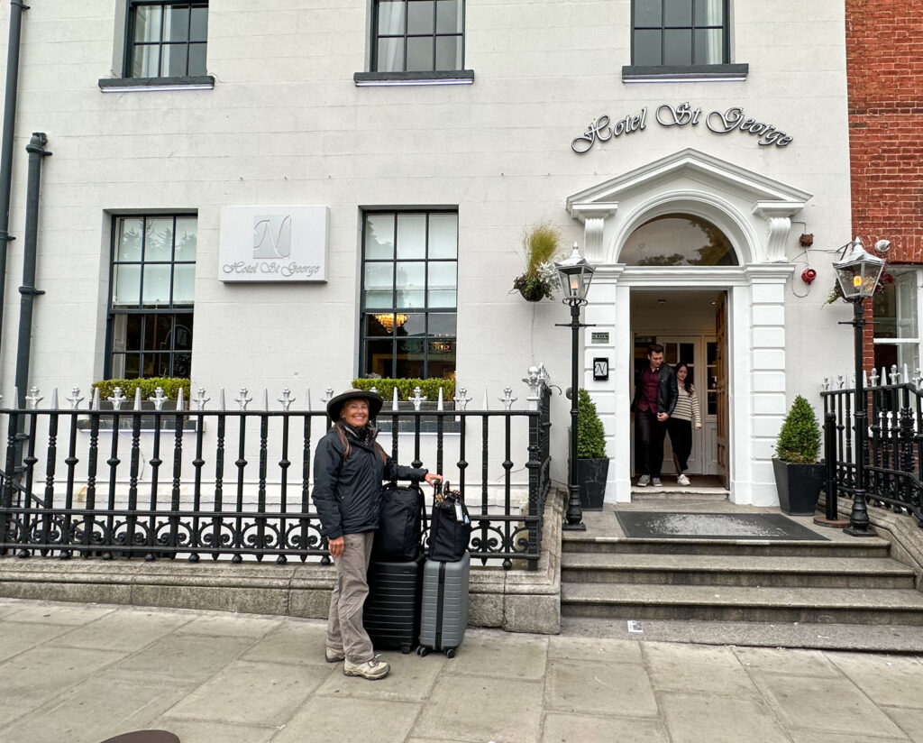 Hotel St. George right on O'Connell Street...