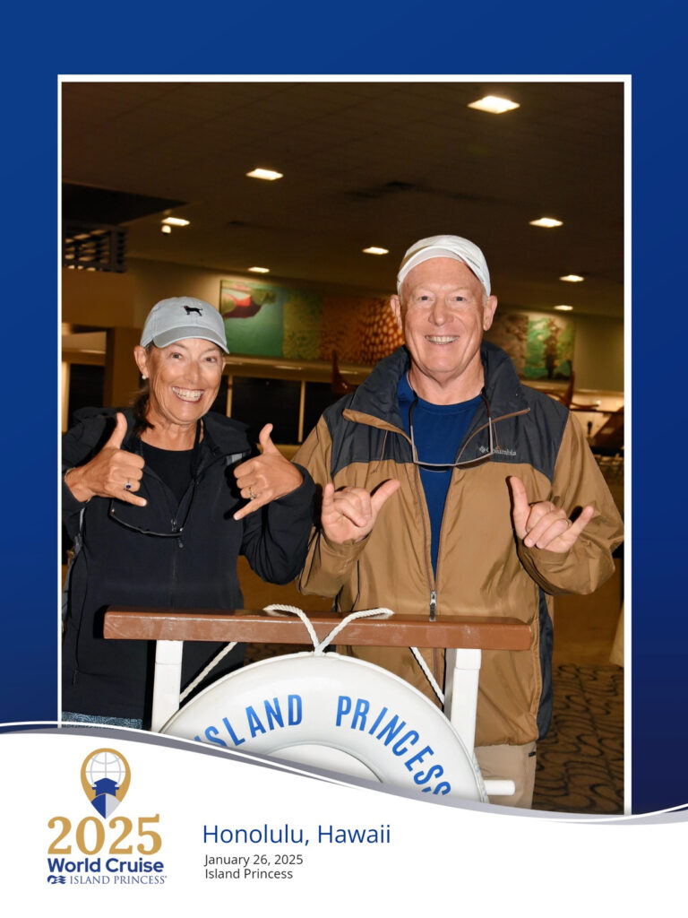 Our 1st Port on the 2025 World Cruise...